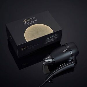 ghd flight travel hairdryer with protective bag